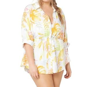 L*Space Summer Tropics Pacifica Tunic Medium/Large, NWT